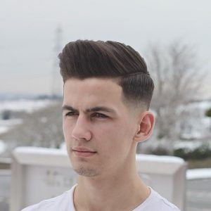  Pompadour Haircut for Men Oval Face
