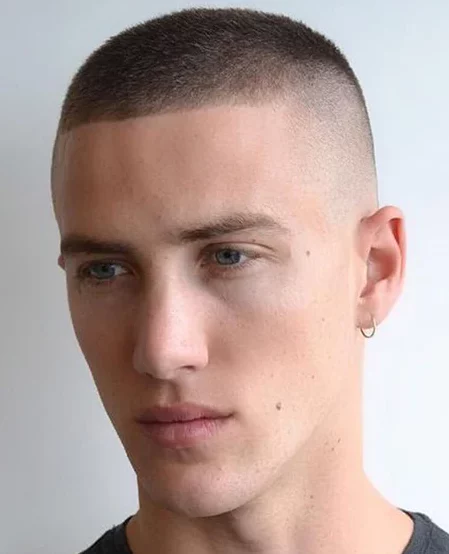 buzz cut teen boy hairstyle