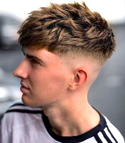 Textured Crop boy hairstyle