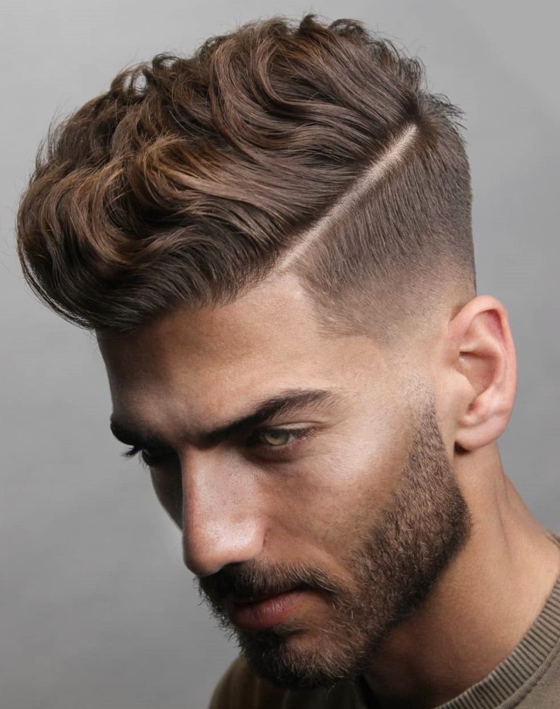 Undercut Men's Hair Short on the Sides Long on the Top Haircut