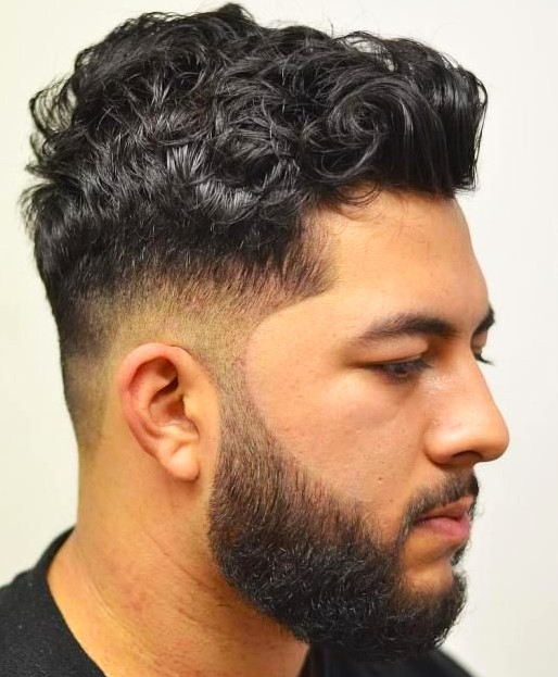 Wavy Long Top Short Sides Haircut